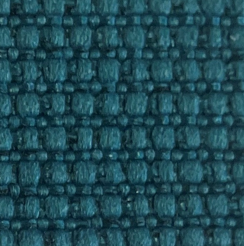 ASSISE TISSU bleu paon